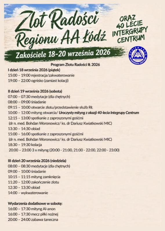 Dr Bohdan Woronowicz na Zlocie Radości